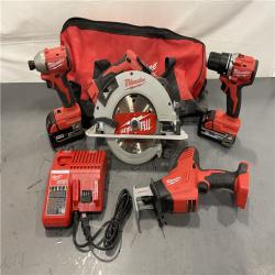 AS-IS - Milwaukee M18 18-Volt Lithium-Ion Brushless Cordless Combo Kit