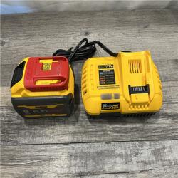 AS-IS DEWALT 20V/60V MAX FLEXVOLT Lithium-Ion 9.0Ah Battery and Charger Starter Kit