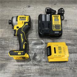 AS-IS DEWALT Atomic 20V Max Lithium-Ion Brushless Cordless Compact 1/4 in. Impact Driver Kit