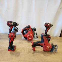 AS-IS- Milwaukee M18 18V Lithium-Ion Cordless 5 Tool Combo Kit