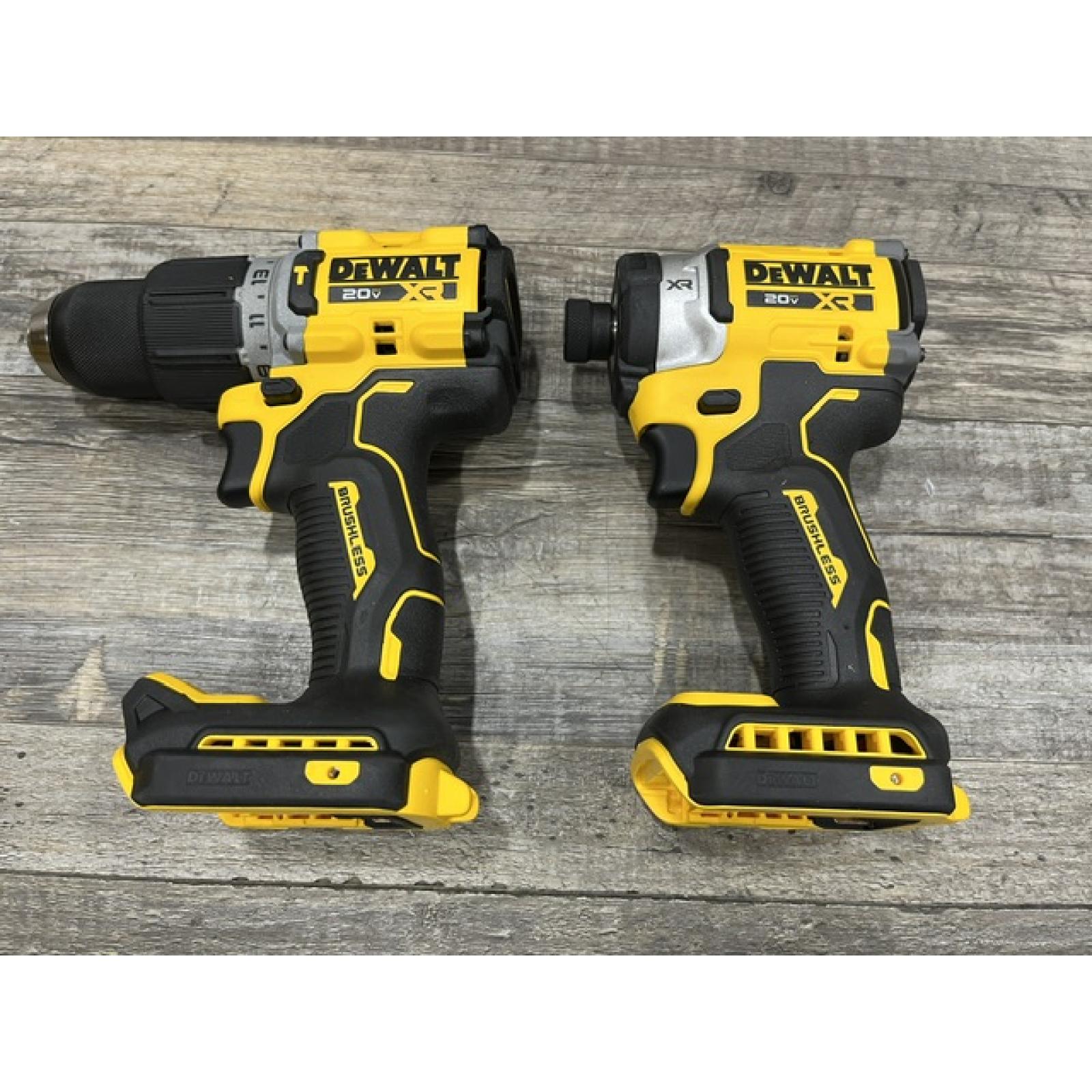 AS-IS DEWALT 20V XR Lithium-Ion Cordless 2-Tool Combo Kit