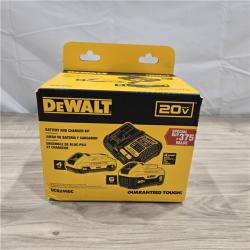 NEW! - DEWALT 20V MAX Lithium-Ion 6.0Ah and 4.0Ah Battery and Charger Starter Kit