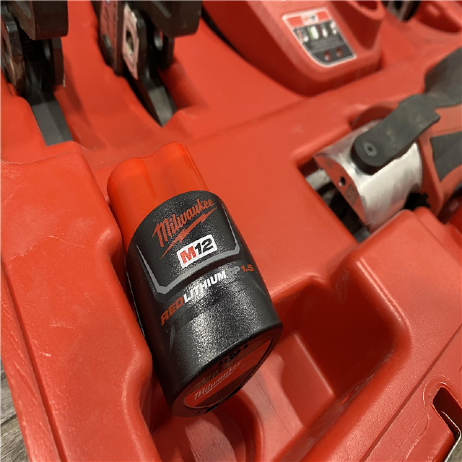 AS-IS Milwaukee 12-Volt Lithium-Ion Force Logic Cordless Press Tool Kit