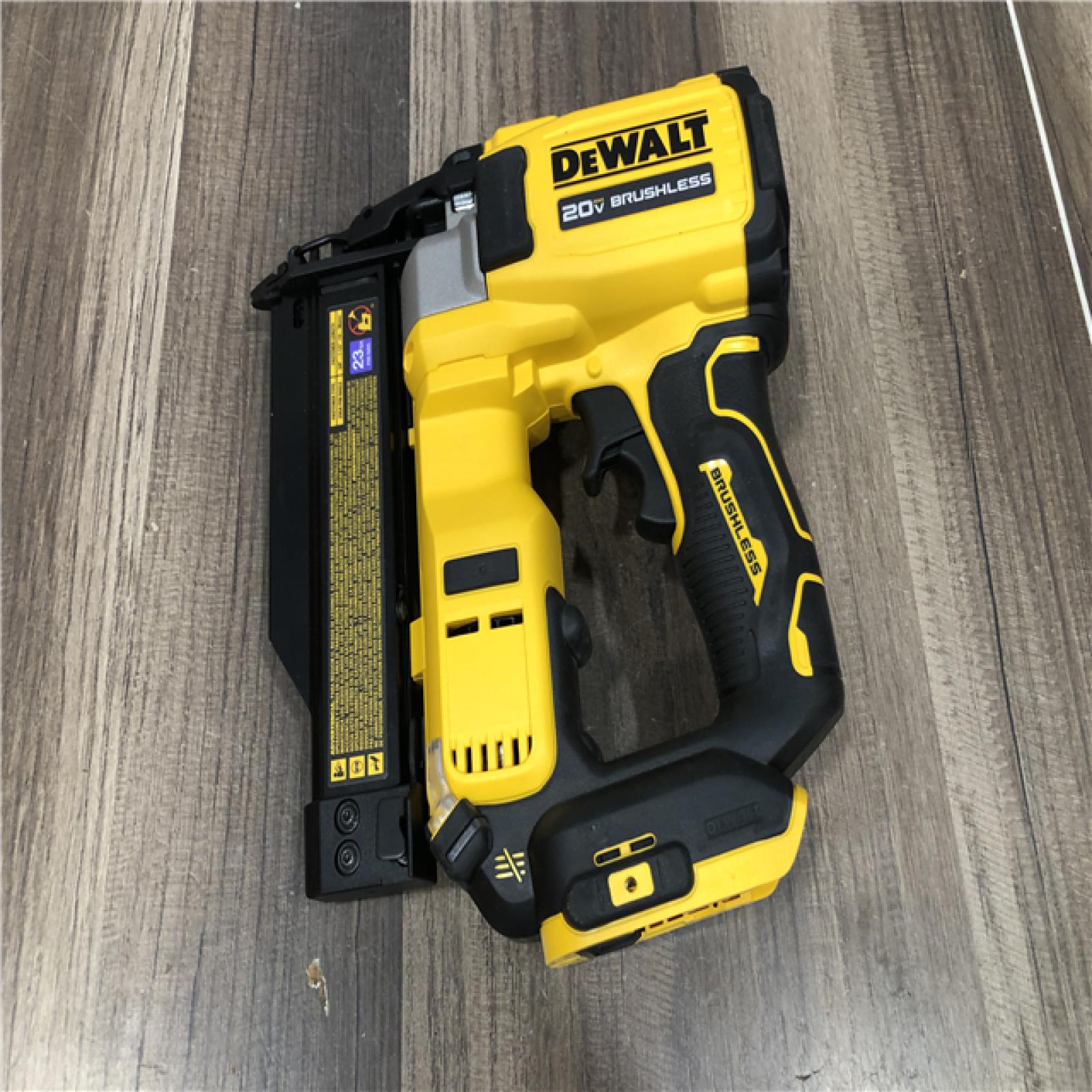 AS-IS DEWALT ATOMIC 20V MAX Lithium Ion Cordless 23 Gauge Pin Nailer Tool Only
