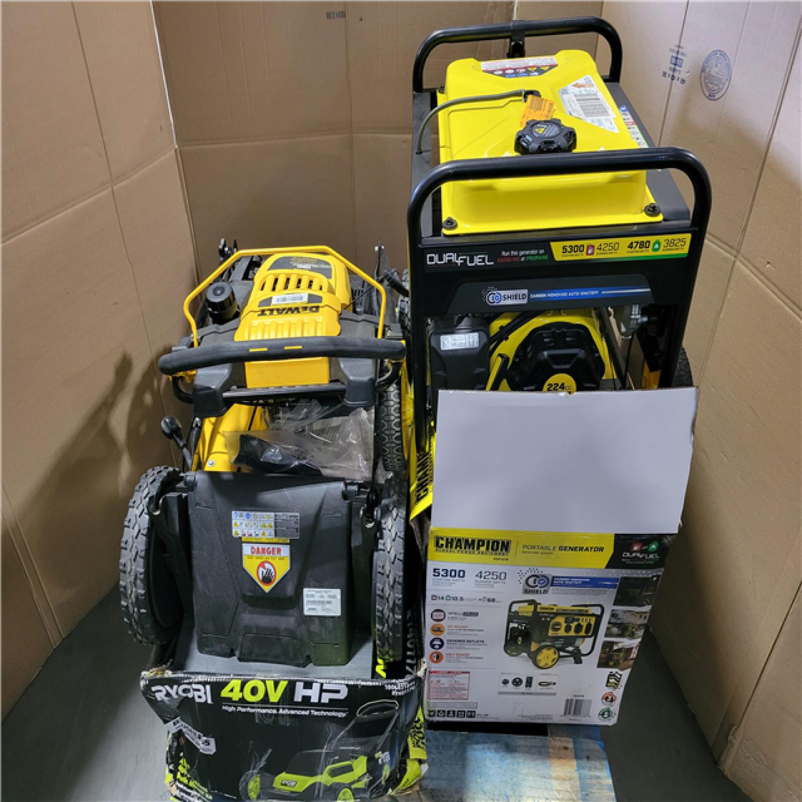 CALIFORNIA AS-IS OUTDOOR POWER EQUIPMENT