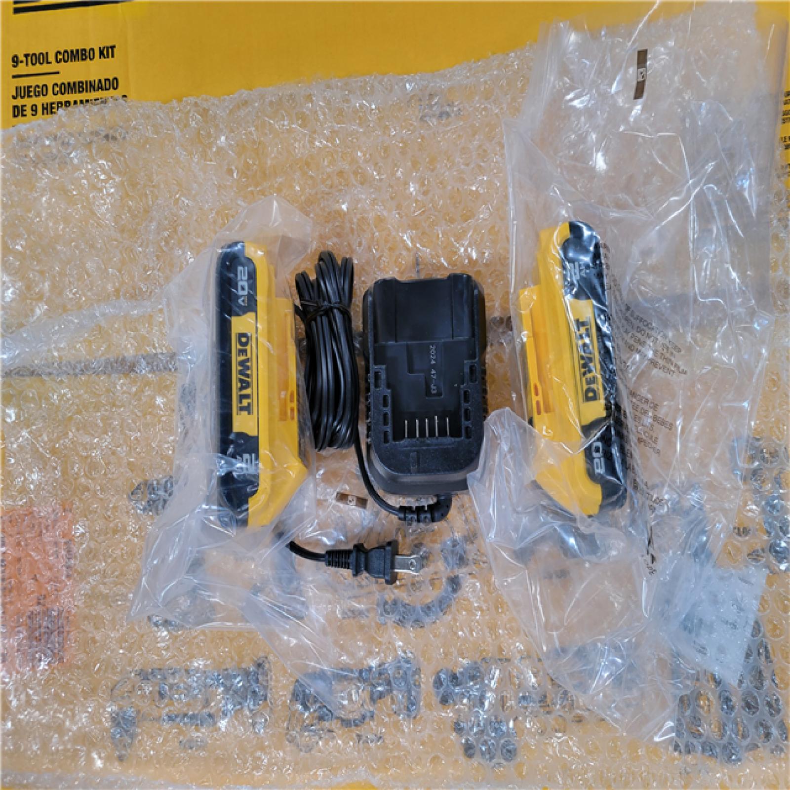 CALIFORNIA AS-IS DEWALT 9 TOOL COMBO KIT