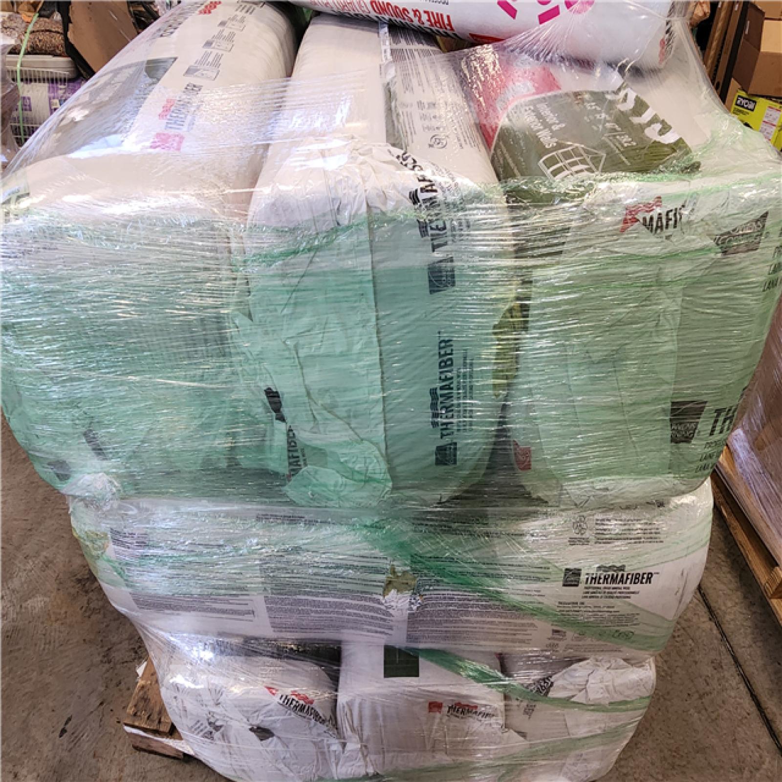 Phoenix AS-IS Owens Corning 15 in. x 47 in. R15 Thermafiber Fire and Sound Guard Plus Mineral Wool Insulation Batt 390 Square Feet Pallet (10-Bags)
