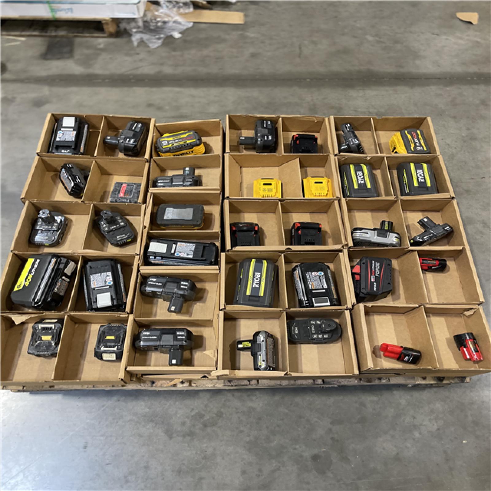 DALLAS LOCATION- AS-IS BATTERY PALLET