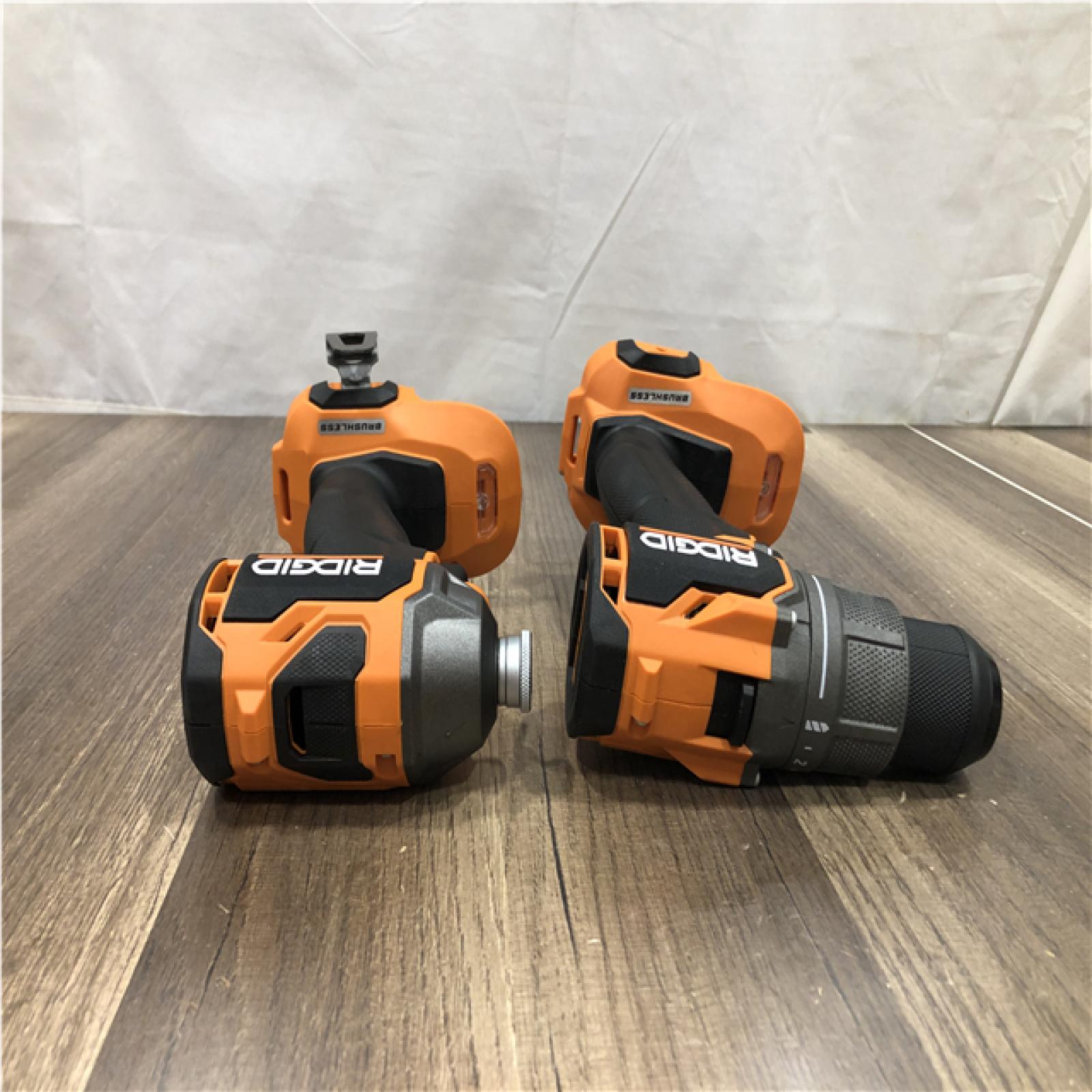 AS-IS RIDGID 18V NUKE SubCompact Brushless Cordless 2-Tool Combo Kit