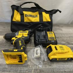AS-IS DEWALT Atomic 20V Lithium-Ion Cordless Compact 1/2 in. Drill/Driver Kit
