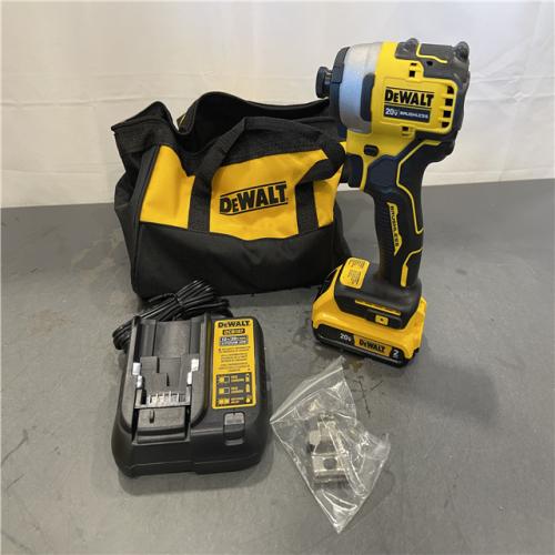 AS-IS - DeWALT ATOMIC 20V Max Lithium-Ion Brushless Cordless Compact 1/4 in. Impact Driver Kit