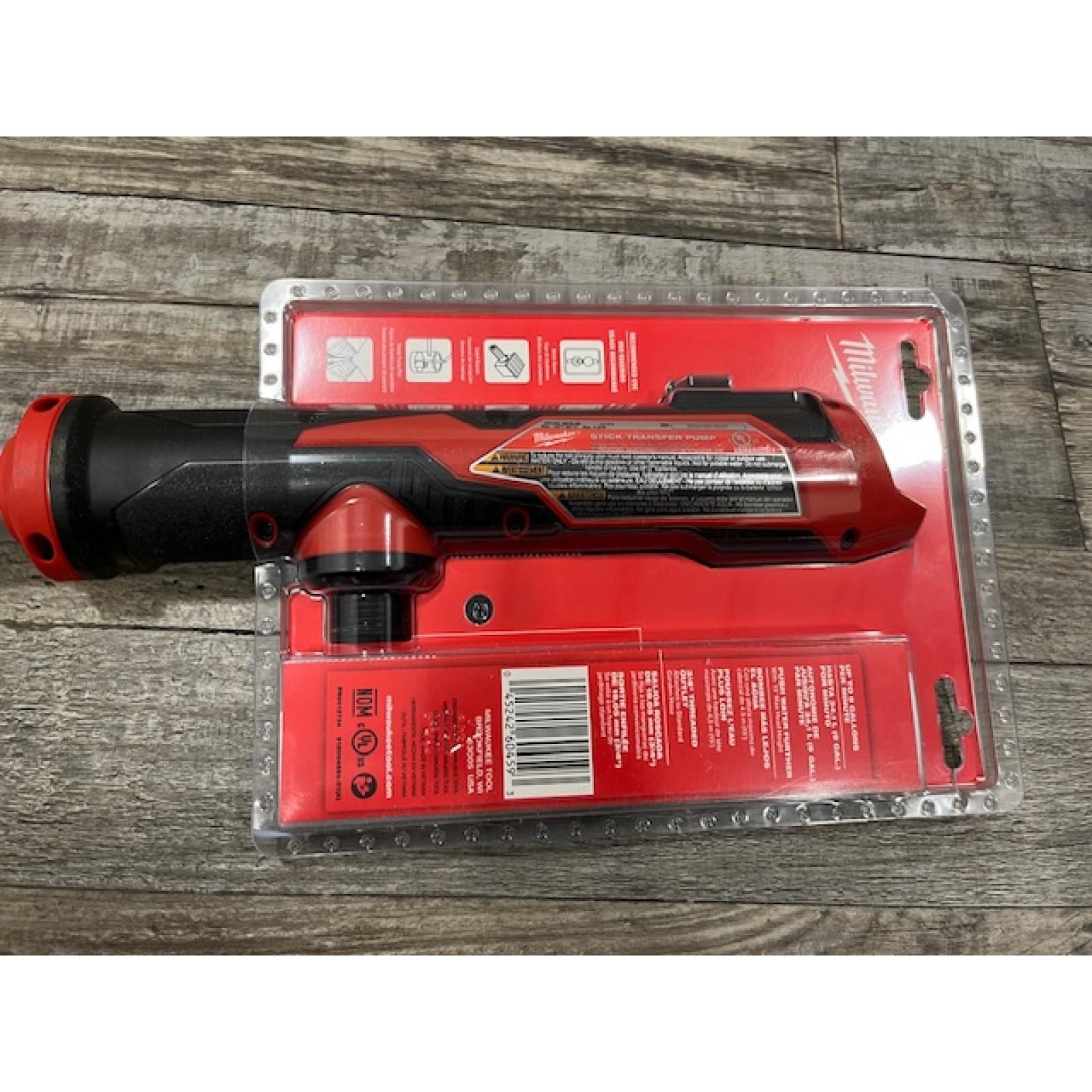 NEW - Milwaukee 12-Volt Lithium-Ion Cordless 9 GPM 0 hp. Submersible Stick Water Transfer Pump (Tool Only)