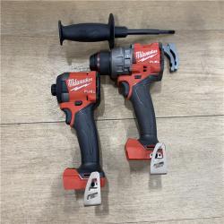 AS-IS Milwaukee FUEL 18V Lithium-Ion Brushless Cordless Hammer Drill and Impact Driver Combo Kit