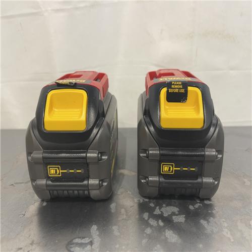 AS-IS- DEWALT FLEXVOLT 20-Volt/60-Volt MAX Lithium-Ion 6.0Ah Battery Pack (2-Pack)