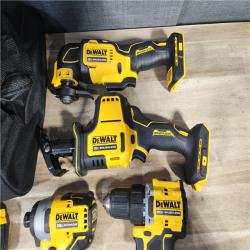 HOUSTON LOCATION - AS-IS (APPEARS LIKE NEW) DEWALT 20V MAX* XR 4-Tool Combo Kit