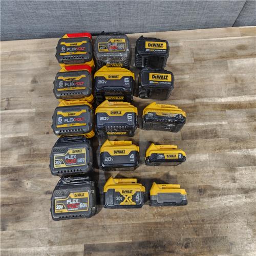 HOUSTON LOCATION - AS-IS DEWALT BATTERY PACK QTY - 15