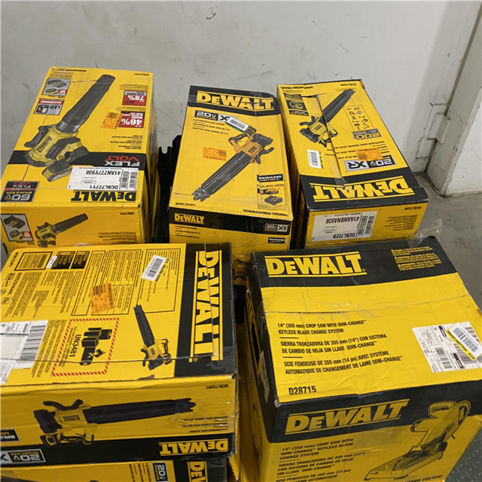 Dallas Location - As-Is DEWALT Tool Pallet