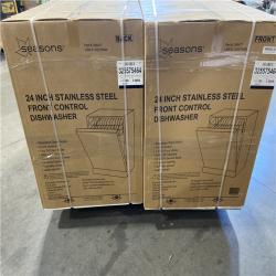DALLAS LOCATION- Seasons® 24 In. 52 Dba Front-Control Dishwasher With 2 Racks, Energy Star PALLET-(4 UNITS)