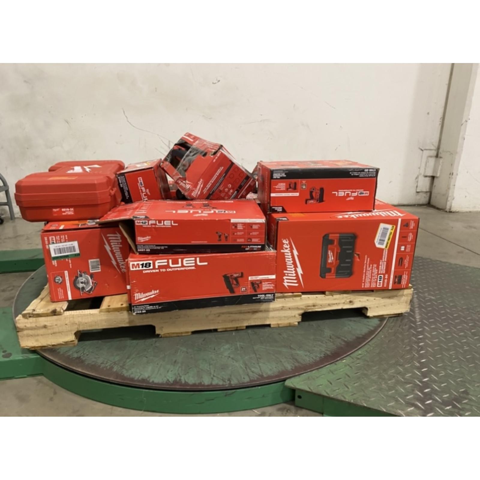 Dallas Location - As-Is MILWAUKEE Tool Pallet