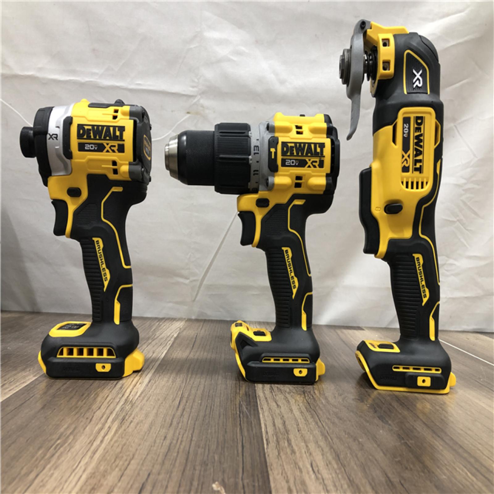 AS-IS DEWALT 20V MAX Lithium-Ion Cordless 3-Tool Combo Kit