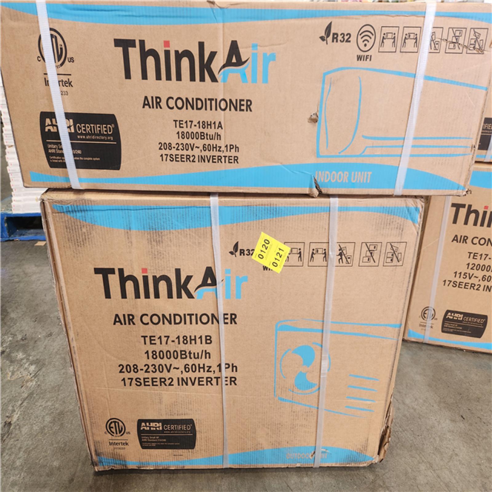 Phoenix NEW ThinkAir 18 000 BTU 17 SEER2  230-Volt  1000 sq. ft. Inverter Ductless Mini Split AC w/ Heat Pump  wi-fi  1.5 Ton  16 ft. Lineset