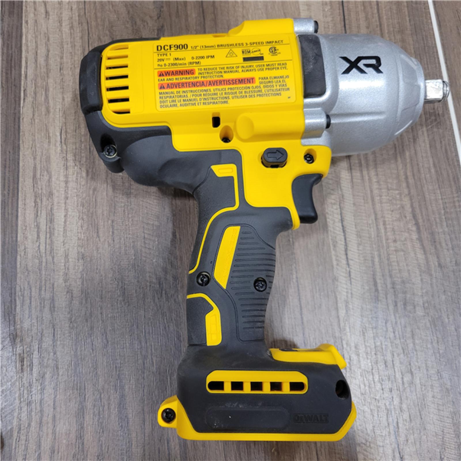 AS-IS DEWALT 20V MAX* XR 1/2  High Torque Impact Wrench with Hog Ring Anvil