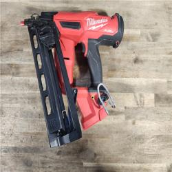HOUSTON LOCATION - AS-IS Milwaukee 2841-20 18V Cordless Gen II 16 Gauge Angled Finish Nailer (Tool Only)