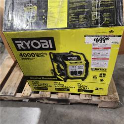 Dallas Location - As-Is RYOBI 4000-Watt Gasolin Generator