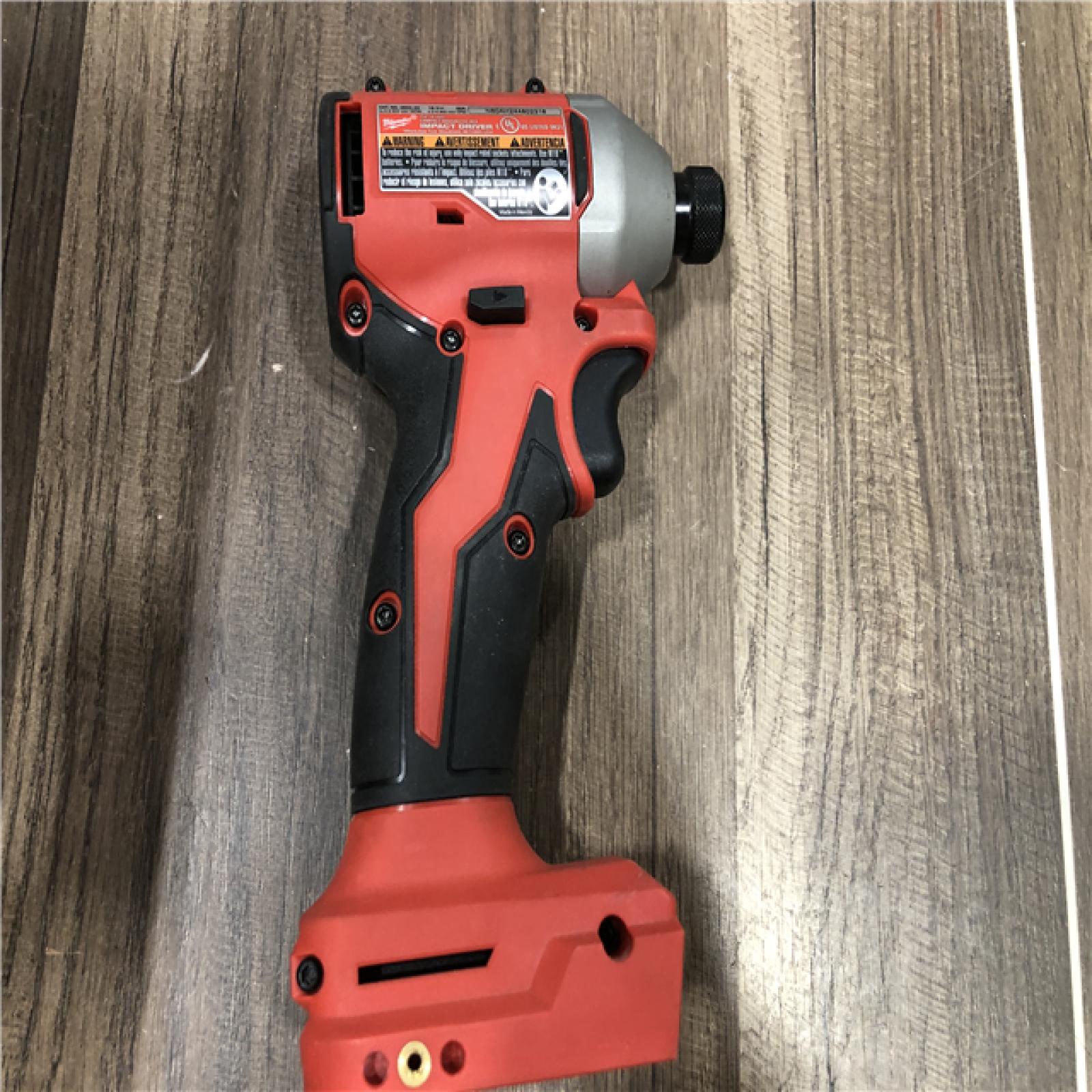 AS-IS Milwaukee 18V Lithium-Ion Brushless Cordless 1/4 in. Compact Impact Driver (Tool Only)