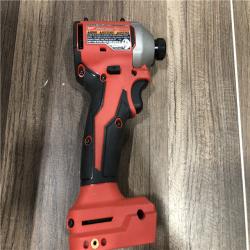 AS-IS Milwaukee 18V Lithium-Ion Brushless Cordless 1/4 in. Compact Impact Driver (Tool Only)