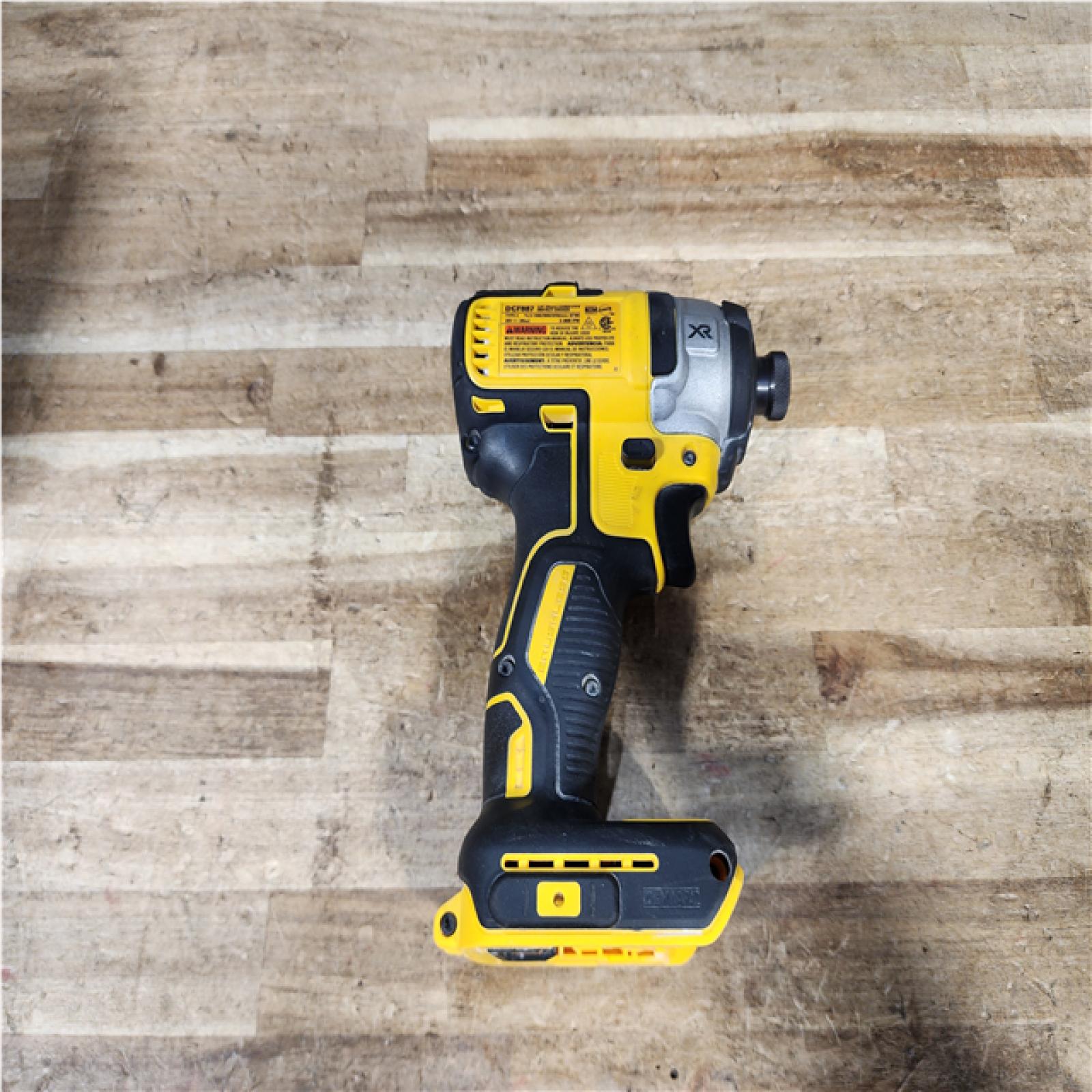 Houston Location AS-IS DEWALT 20-Volt Maximum XR Cordless Brushless 1/4 in. 3-Speed Impact Driver (Tool-Only)