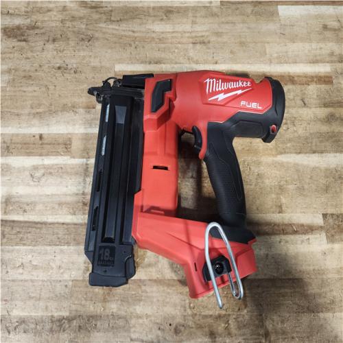 Houston Location AS-IS Milwaukee FUEL 18-Volt Lithium-Ion Brushless Cordless 18-Gauge 1/4 in. Narrow Crown Stapler (Tool-Only)