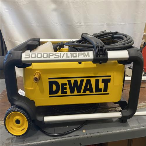AS-IS DEWALT 3000 PSI 1.1 GPM 15 Amp Cold Water Electric Pressure Washer with Internal Equipment Storage