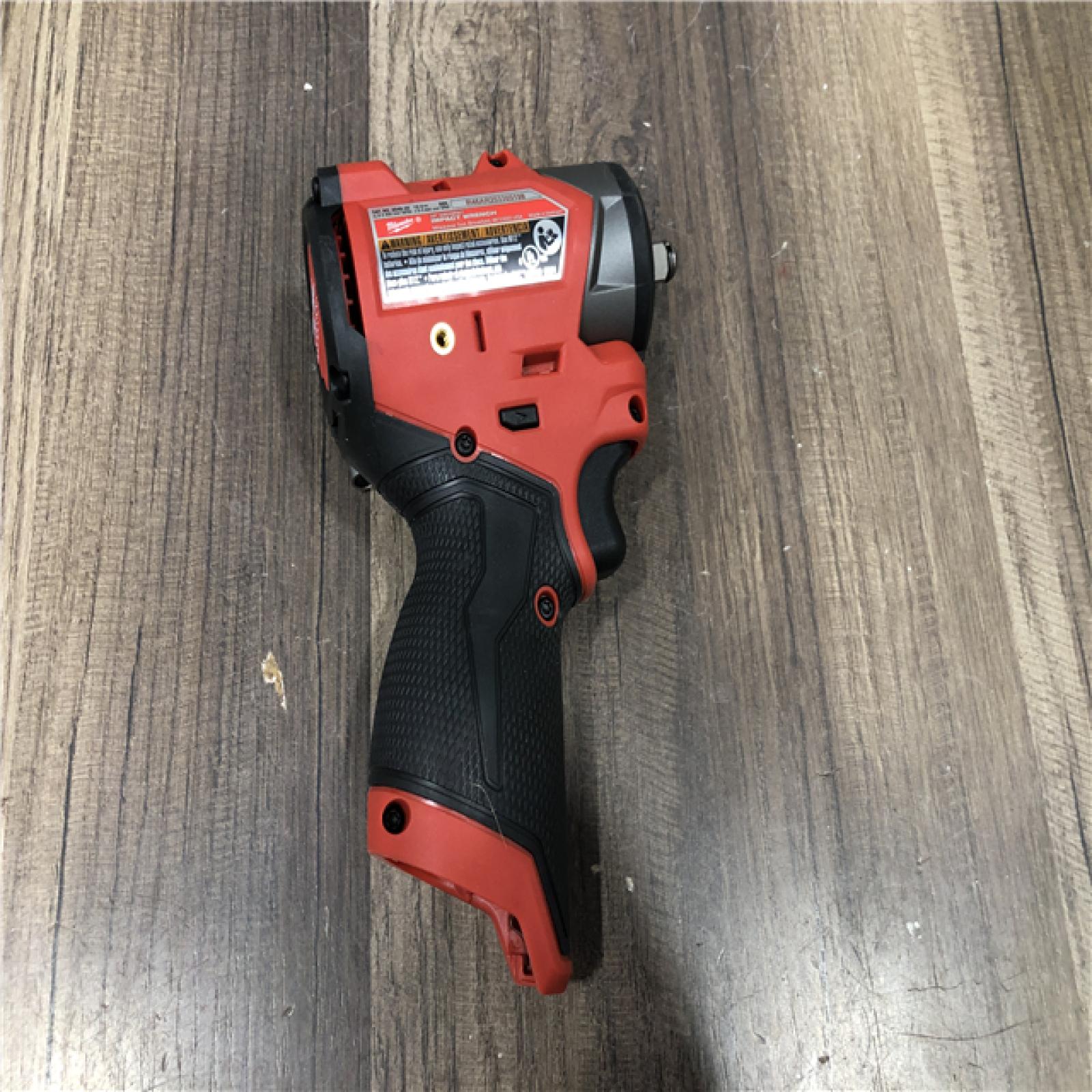 AS-IS  Milwaukee  FUEL 12V Lithium-Ion Brushless Cordless 3/8 in. Sub Compact Impact Wrench