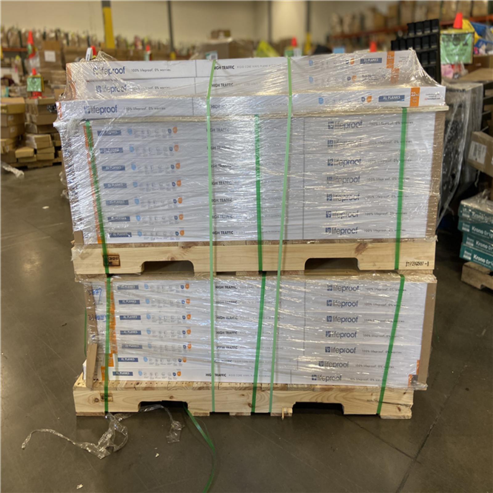 DALLAS LOCATION - Lifeproof Waukee Mill Maple 22 MIL x 8.7 in. W x 59 in. L Click Lock Waterproof Luxury vinyl Plank Flooring (25 sq. ft./Case) 65 CASES
