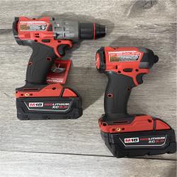 CALIFORNIA NEW Milwaukee M18 Fuel 2-Tool Combo Kit  Includes (2) Batteries  Charger & Hard Case