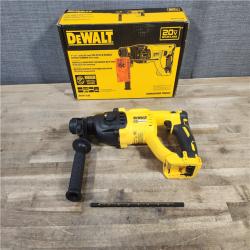 HOUSTON LOCATION - AS-IS (APPEARS LIKE NEW) DEWALT 20V MAX Cordless Brushless 1 in. SDS Plus D-Handle Concrete and Masonry Rotary Hammer (Tool Only)