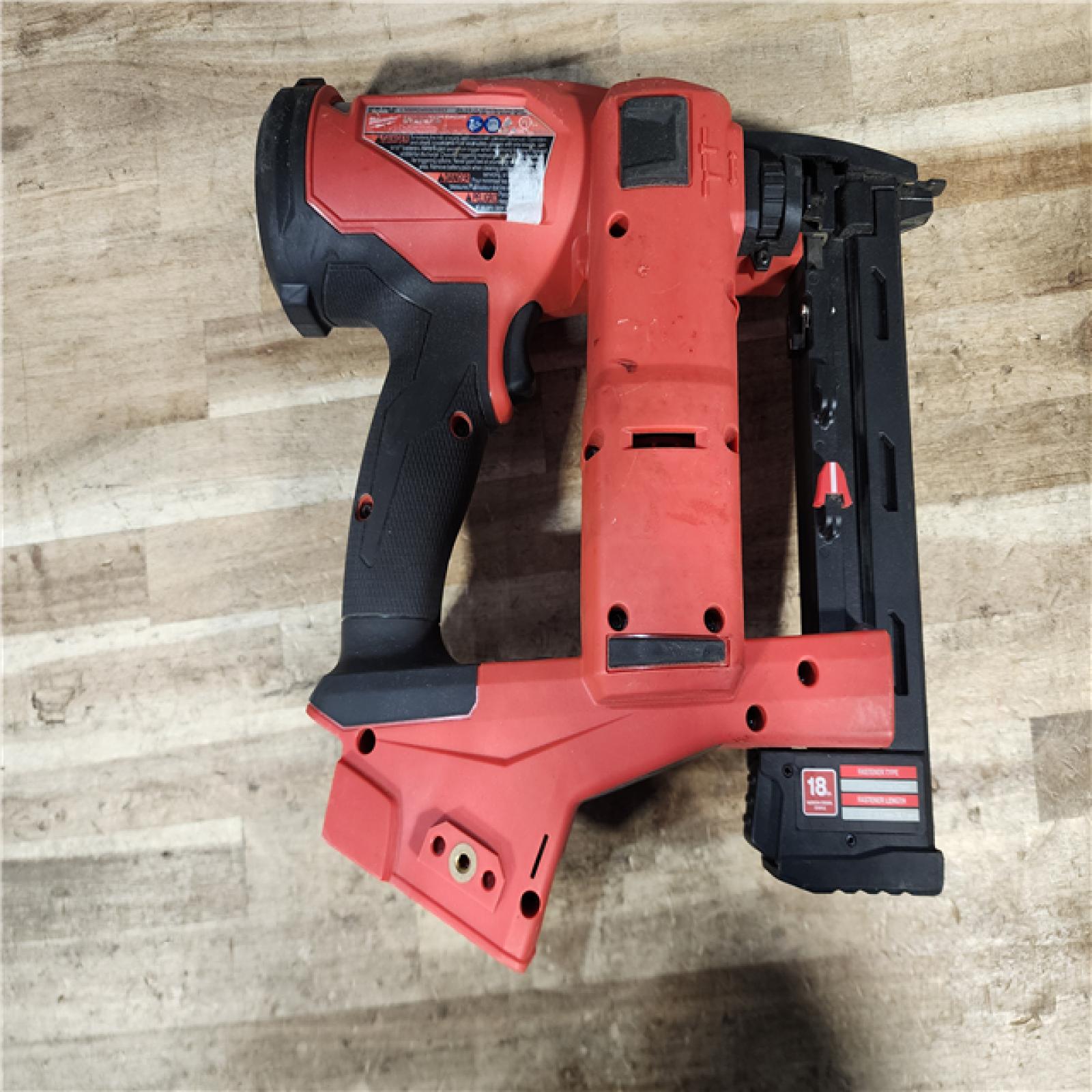 HOUSTON LOCATION - AS-IS Milwaukee FUEL 18-Volt Lithium-Ion Brushless Cordless 18-Gauge 1/4 in. Narrow Crown Stapler (Tool-Only)