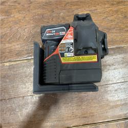 AS-IS Milwaukee-3632-21 M12 Green Beam Laser 360Â° 3-Plane Kit