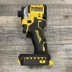 AS-IS DEWALT ATOMIC 20V MAX Lithium-Ion Cordless 1/4 in. Brushless Impact Driver Kit