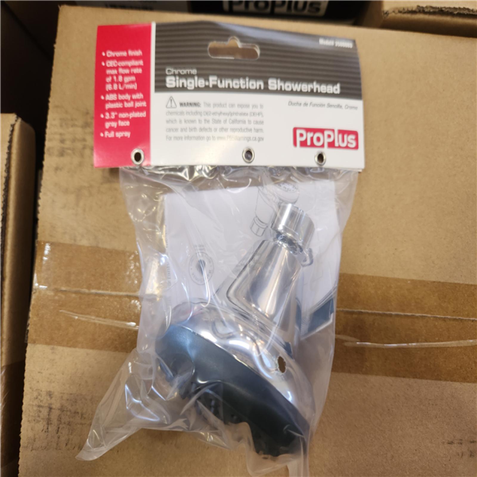 Phoenix NEW PROPLUS Single Function Showerhead Chrome ~ 3580803 (12 Per Box) Pallet (39-Boxes)
