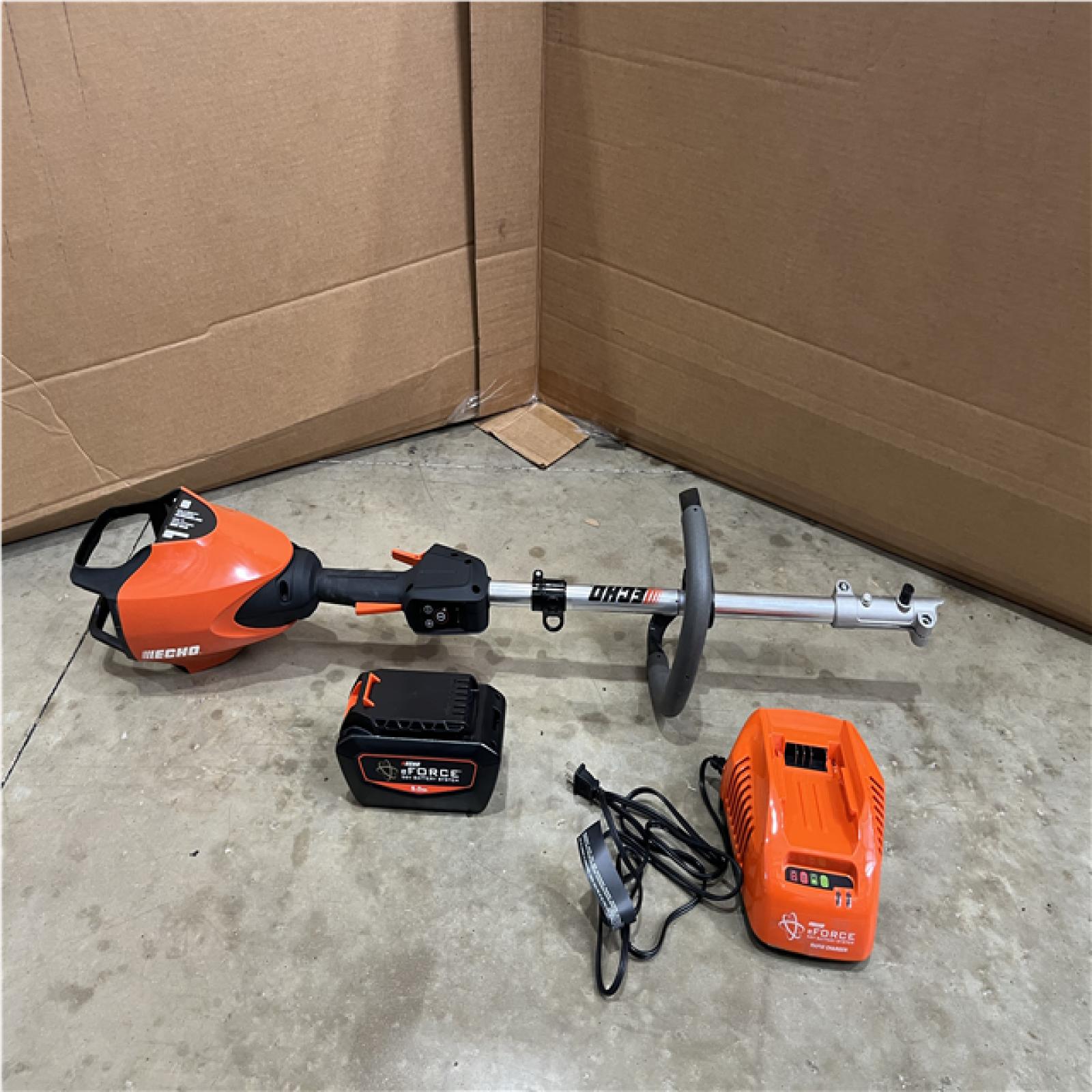 Houston Location AS-IS ECHO PRO ATTACHMENT SERIES POWER HEAD and eFORCE Battery and Rapid Charger