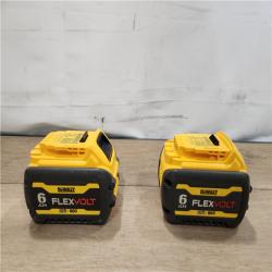 AS-IS- DEWALT FLEXVOLT 20V/60V MAX Lithium-Ion 6.0Ah Battery Pack (2 Pack)