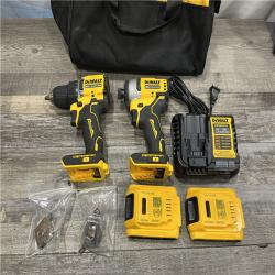 AS-IS DEWALT ATOMIC 20-Volt MAX Lithium-Ion Cordless Combo Kit