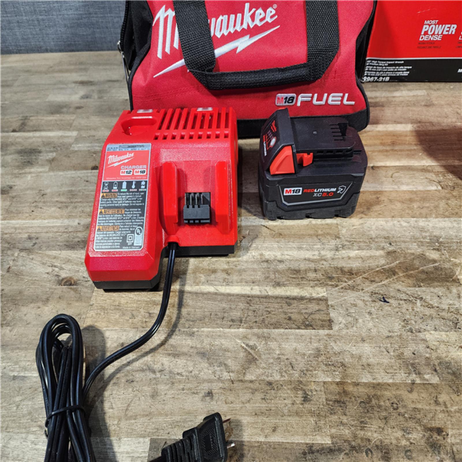 HOUSTON LOCATION - AS-IS Milwaukee FUEL 18V Lithium-Ion Brushless Cordless 1/2 in. Impact Wrench w/Friction Ring Kit