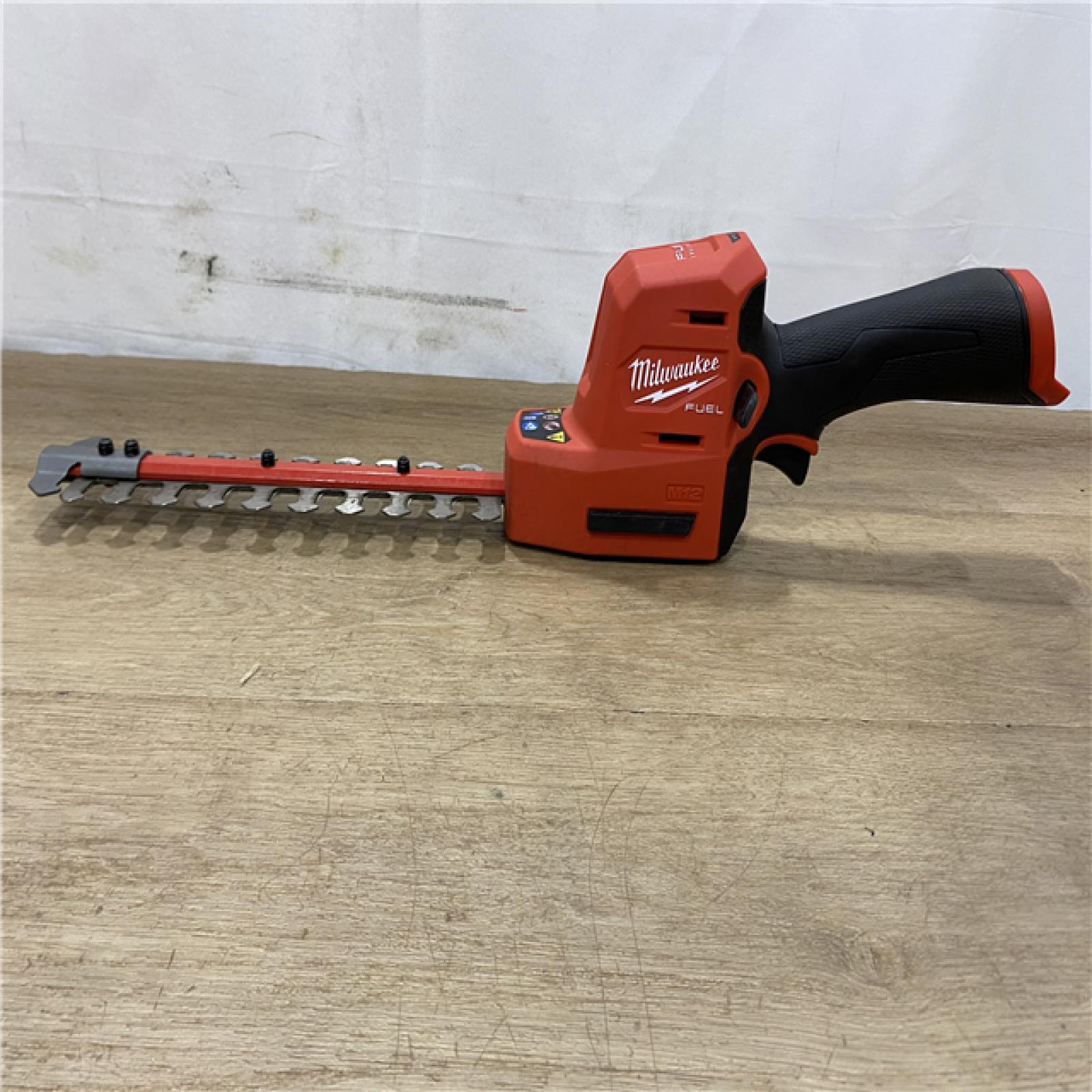 AS-IS Milwaukee FUEL 8 in. 12V Lithium-Ion Brushless Cordless Hedge Trimmer (Tool-Only)