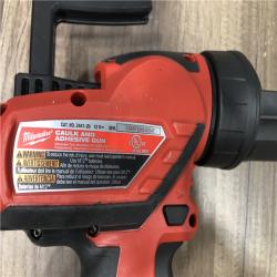 AS-IS Milwaukee 12V Lithium-Ion Cordless 10 oz. Adhesive and Caulk Gun (Tool-Only)