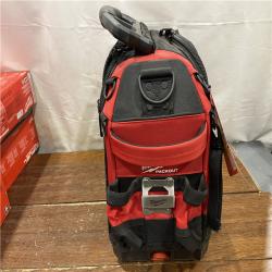 AS-IS Milwaukee PACKOUT 15 in. Structured Tear Resistant Layered Material Tool Bag W/Storable Padded Shoulder Strap - 48-22-8316