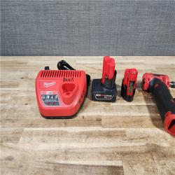 HOUSTON LOCATION - AS - IS Milwaukee FUEL 12V Lithium-Ion Brushless Cordless 1/4 in. Right Angle Die Grinder Kit