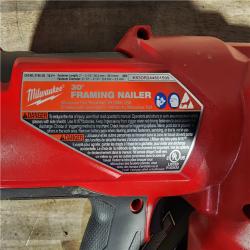 HOUSTON LOCATION - AS-IS M18 FUEL 3-1/2 in. 18-Volt 30-Degree Lithium-Ion Brushless Cordless Framing Nailer (Tool-Only)